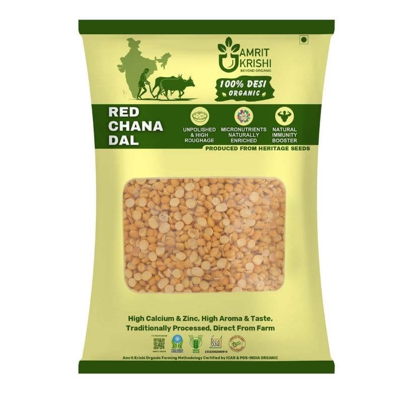 Red Chana Dal Organic - 1Kg