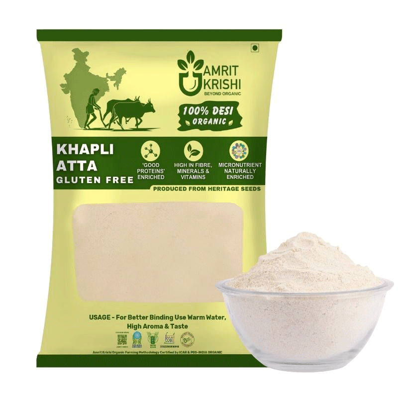 Amrit Krishi Organic Khapli Atta - 1Kg