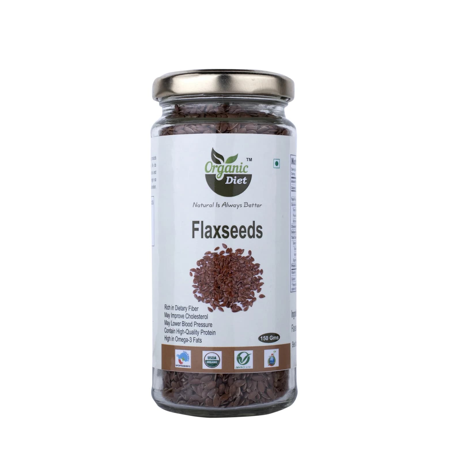 Organic Flaxseed (Alsi) - 150GM