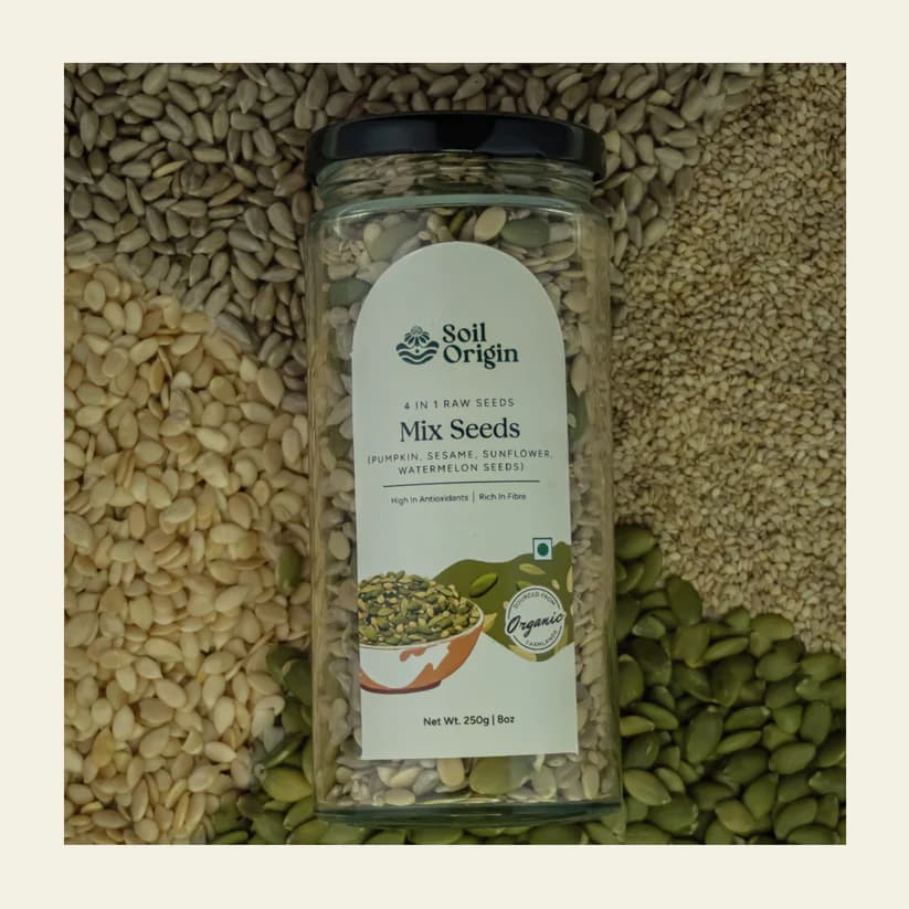 Mix Seeds (4 In 1 Raw Seeds) - 250 Gm