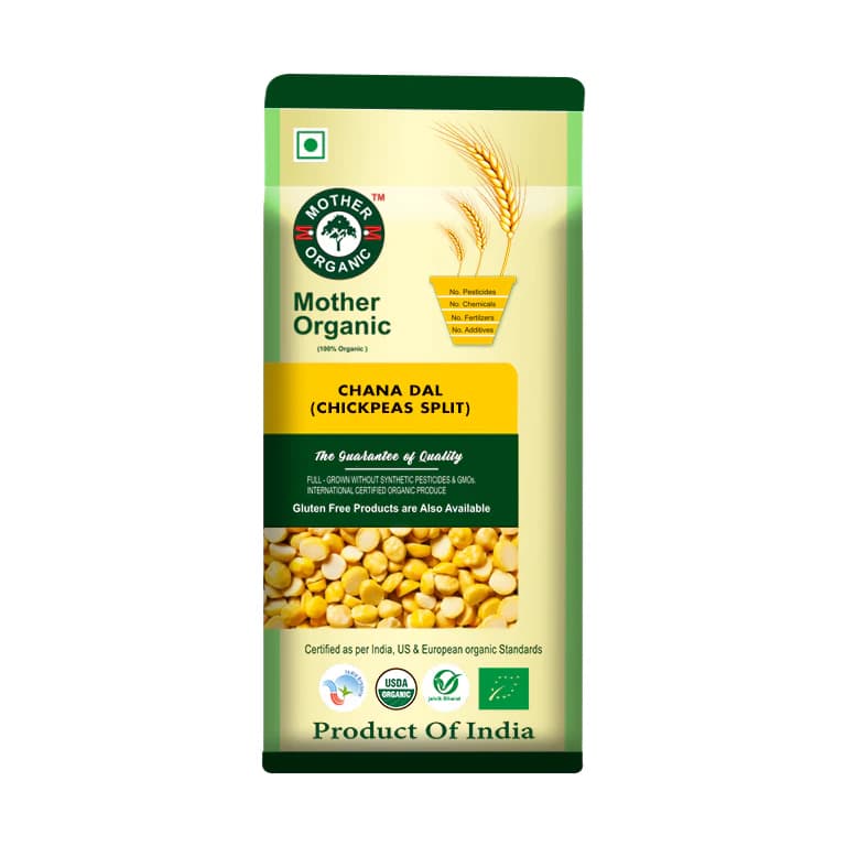 Mother Organic Chana Dal - 500g