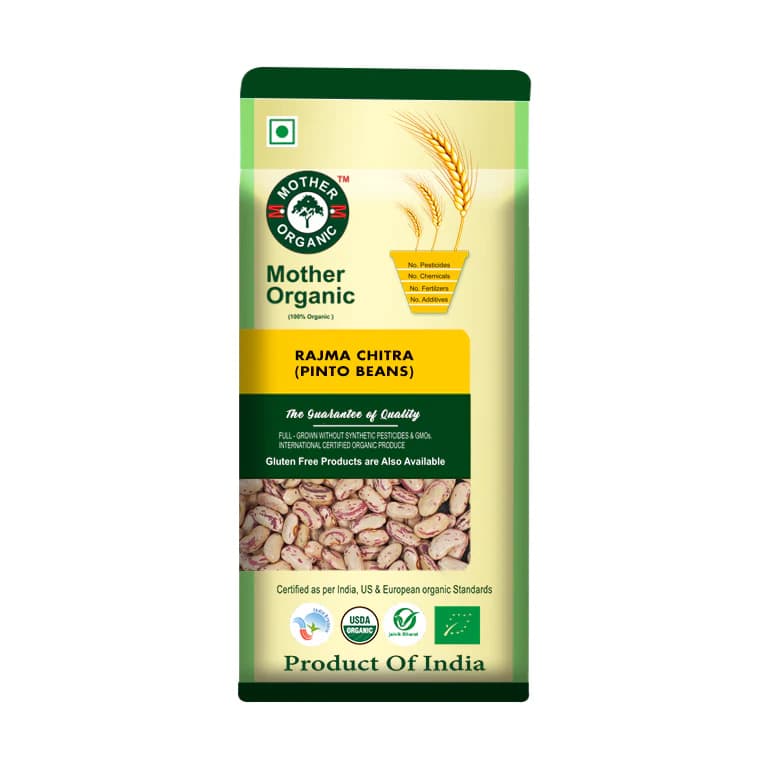 Mother Organic Rajma Chitra - 1kg