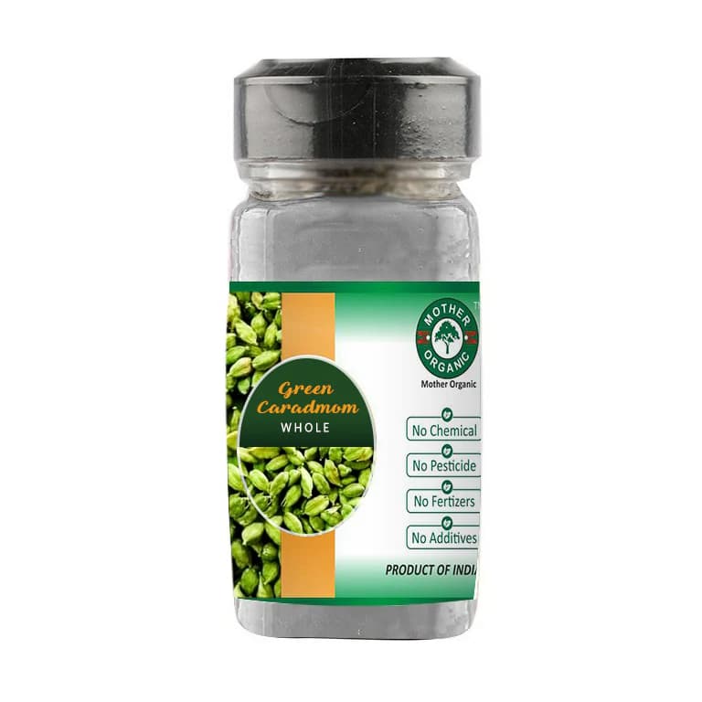 Mother Organic Green Cardamom Whole - 25g