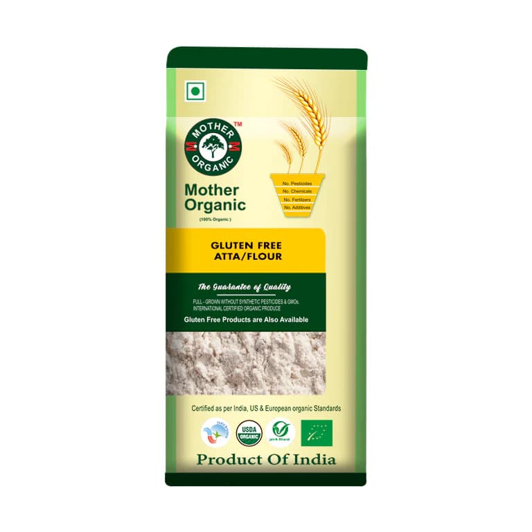 Mother Organic Gluten Free Atta - 1kg