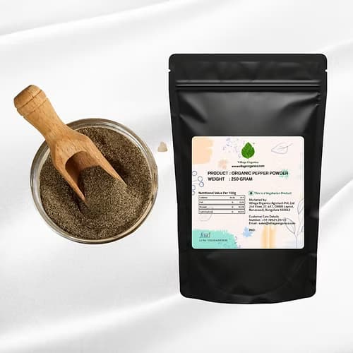 Village Organica black pepper powder - 250 gm