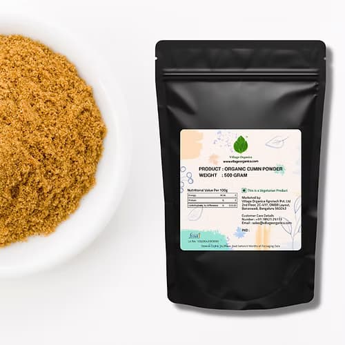 Village Organica cumin powder jeera powder - 500 gm