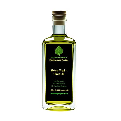 extra virgin Village Organica cold pressed spanish olive oil - 500 ml