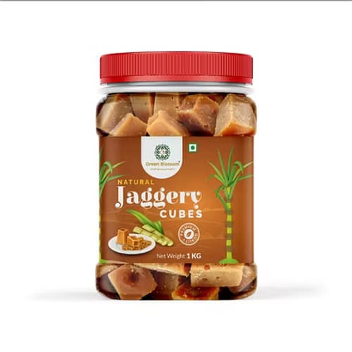Green Blossom Oranic Jaggery Cubes - 400 Gm