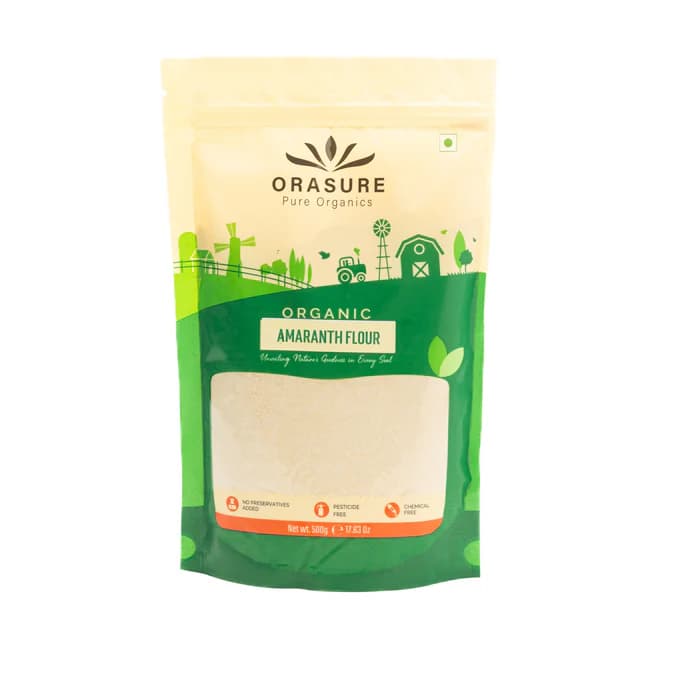 Orasure Organic Amaranth (Rajgira) – 500 g (Pack of 1) | Naturally Gluten-Free
