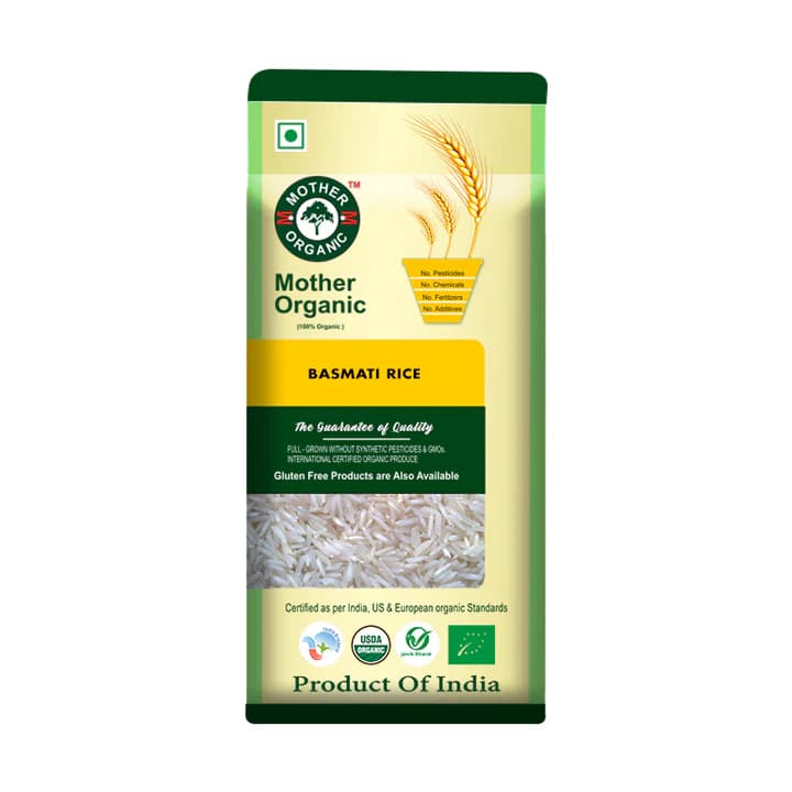 Mother Organic Basmati Rice - 1kg