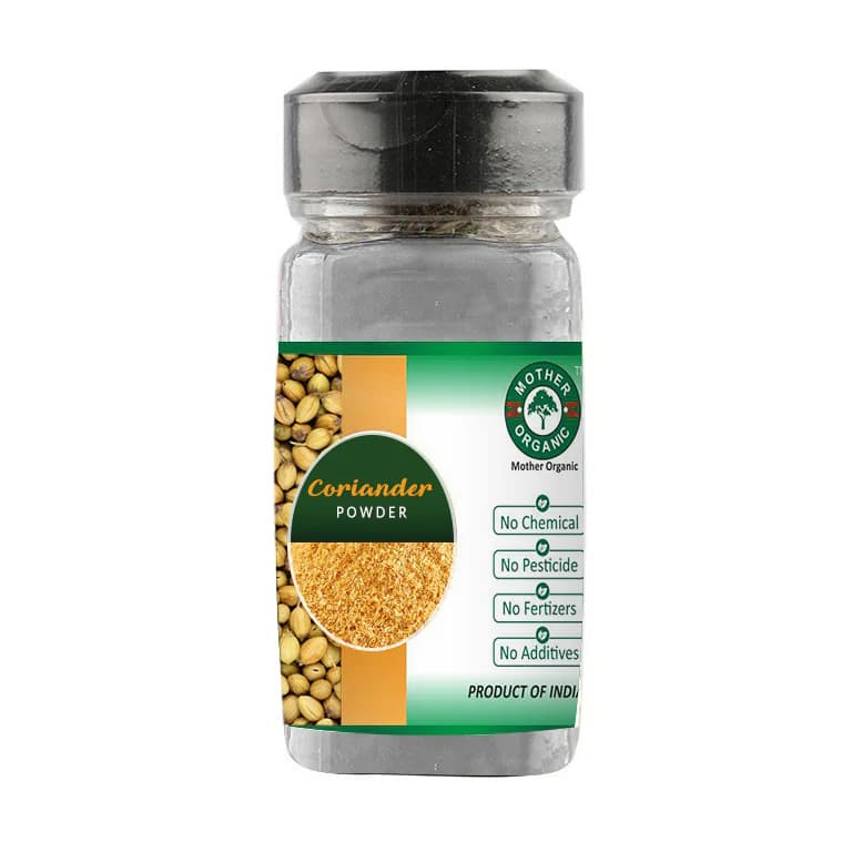 Mother Organic Coriander powder Bottle - 100g