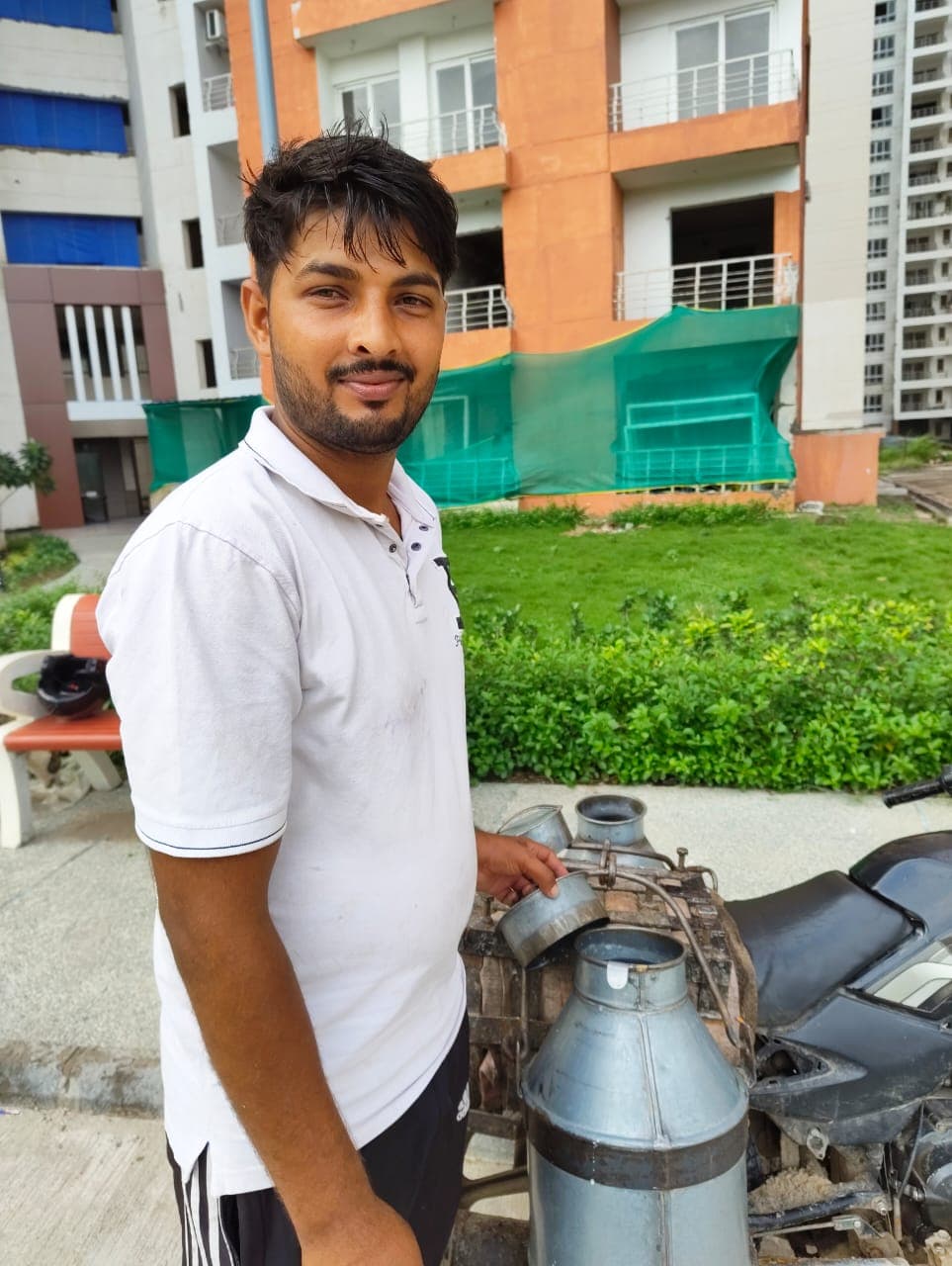 Fresh Cow milk - 500 ml From Adesh