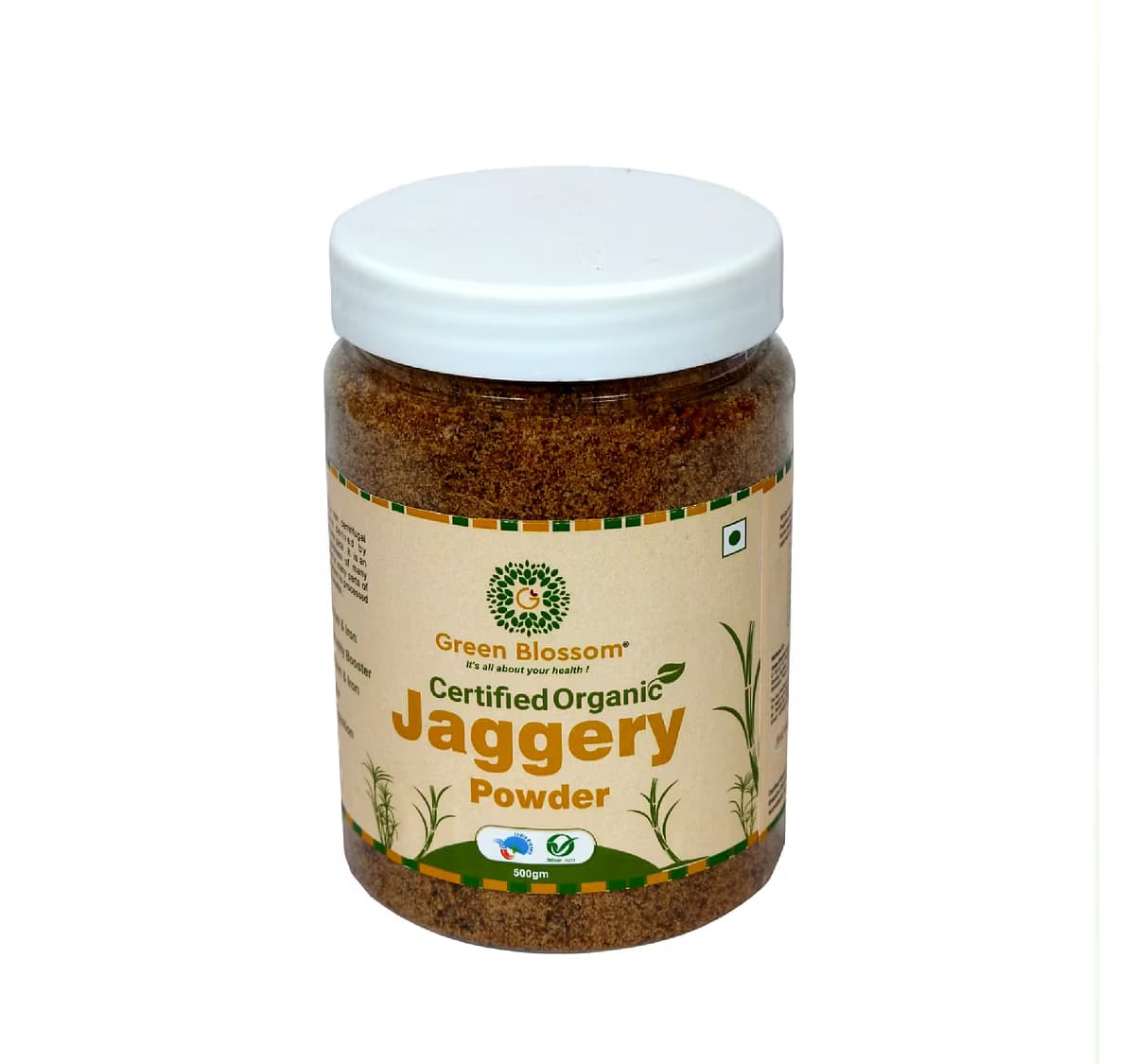 Green Blossom Organic Jaggery Powder - 500 Gm